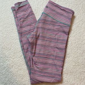 lululemon wonder under size 8, 28 in inseam multicolor women leggings